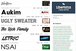 百万免费字体下载网站-Abstract Fonts