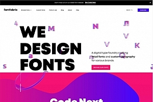 免费高品质字体下载网站-Font Fabric