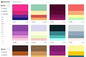 颜色猎人色系组合网-ColorHunt