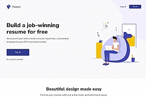 创建一个更好的简历-FlowCV
